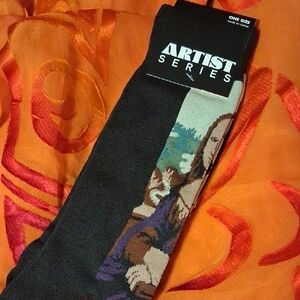 Mona Lisa Black Socks